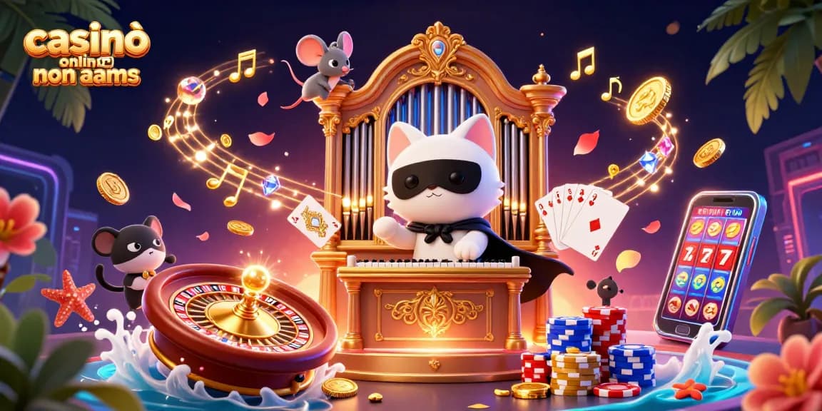 Gioca nei casinò online non AAMS con divertenti personaggi in un ambiente vivace e ricco di bonus