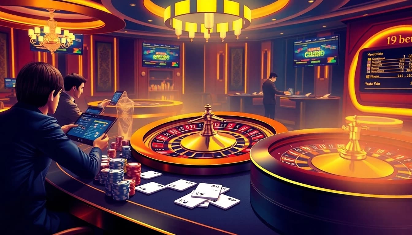 i9bet casino experience with vibrant table games and dynamic online betting interface.