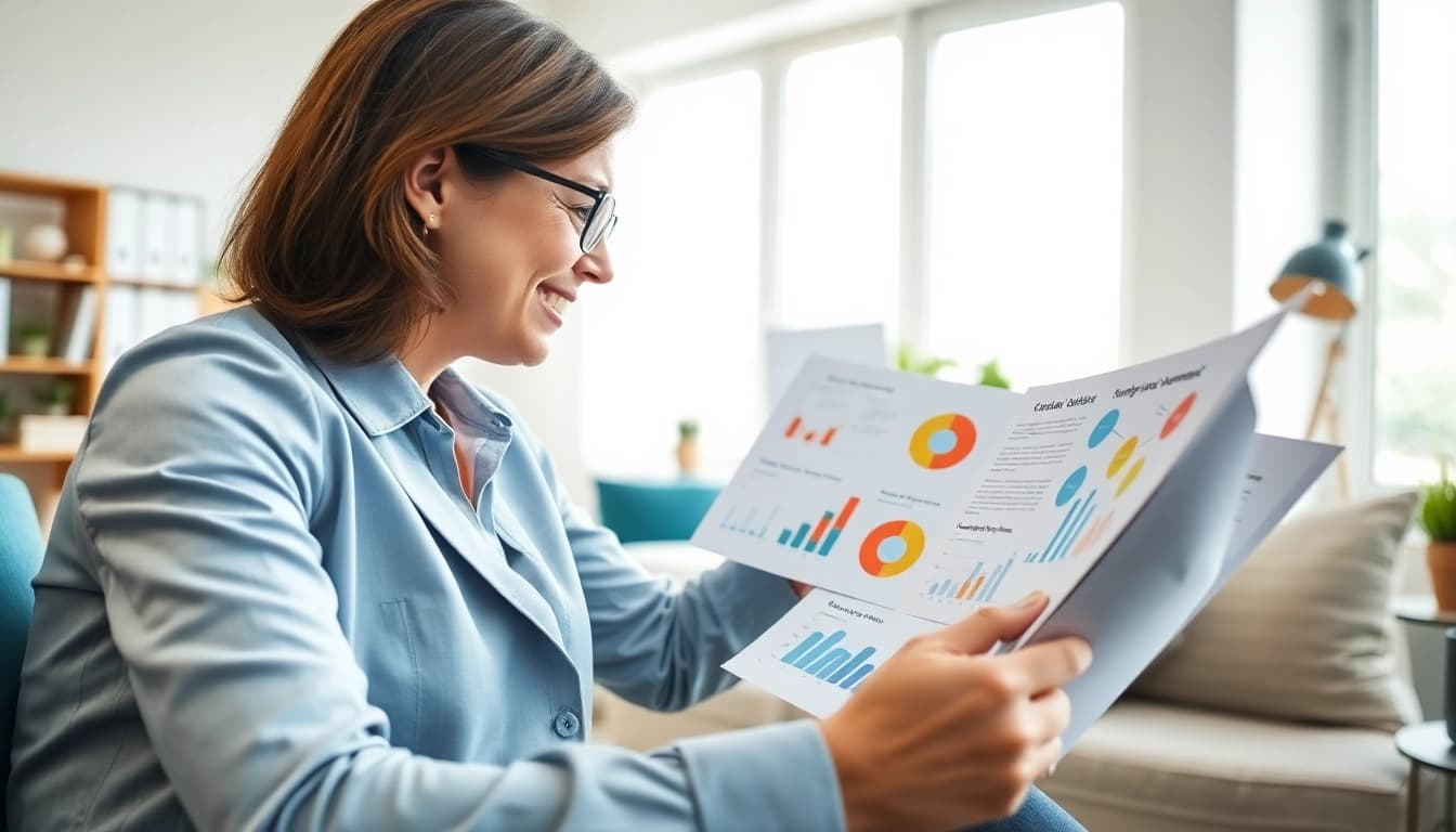 Find my true calling in a bright office scene with a career advisor guiding a client.