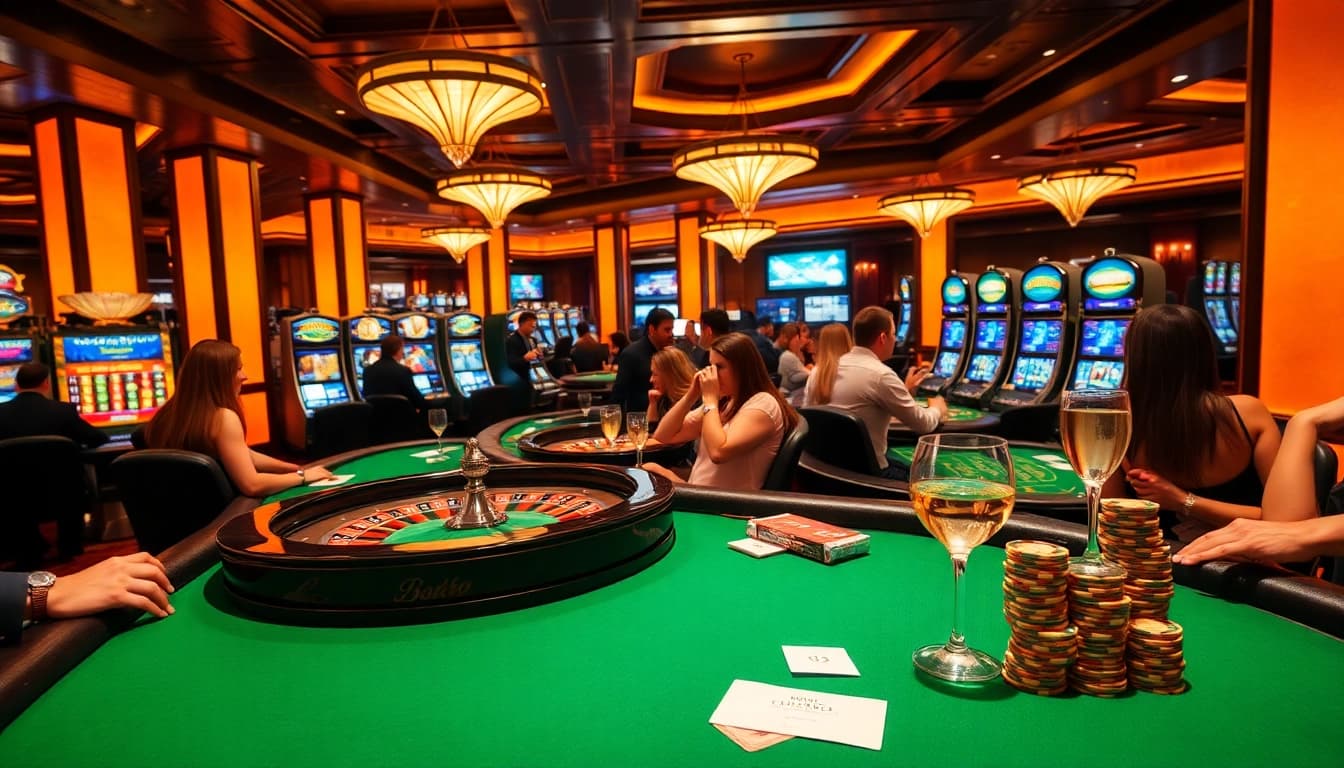 Experience high-stakes excitement at https://gk88.in.net/ with luxurious poker tables and vibrant casino atmosphere.