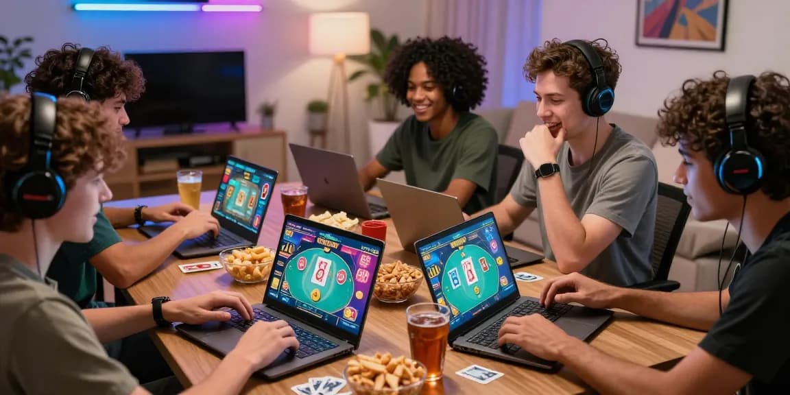 Engaging game đổi thưởng experience with players enjoying card games in a vibrant atmosphere.