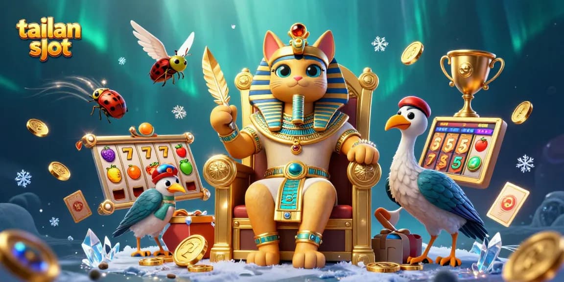 Experience the excitement of tailan slot with dynamic 3D characters and vibrant casino elements.