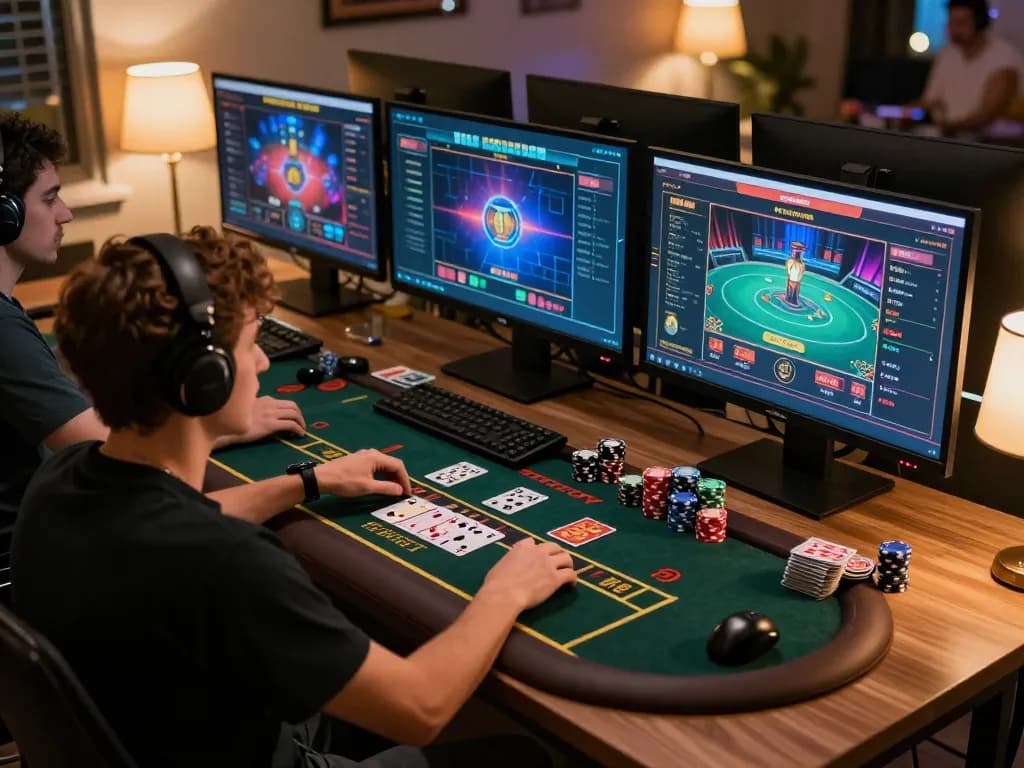 Engaging gameplay experience with Link FB88 displayed on a laptop screen during an online casino session