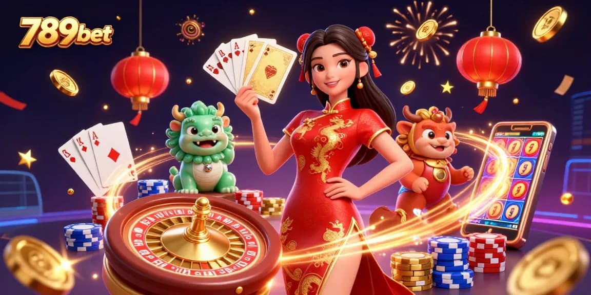 Experience thrilling gameplay with 789bet at a vibrant casino scene featuring engaging characters and rich visuals.