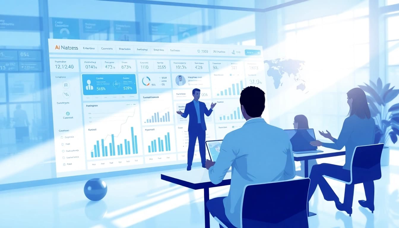 Showcase of an enterprise assistant platform with innovative features enhancing user collaboration.