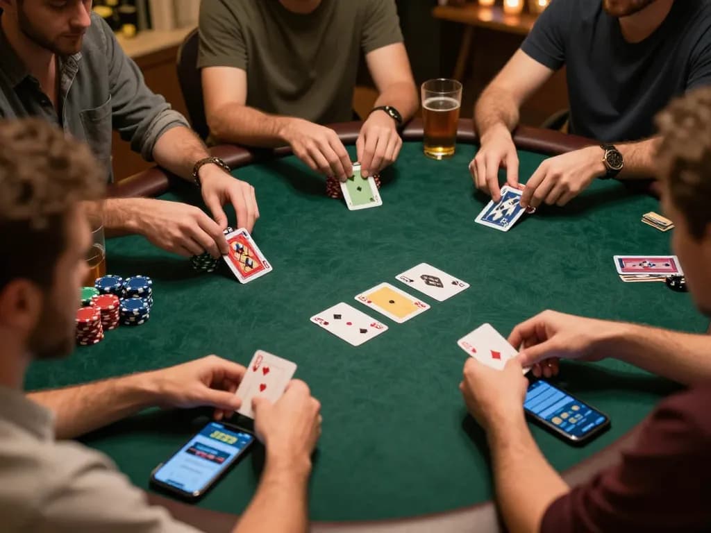 Engaging online poker session showcasing strategy and excitement at MB88 TRANG CHỦ