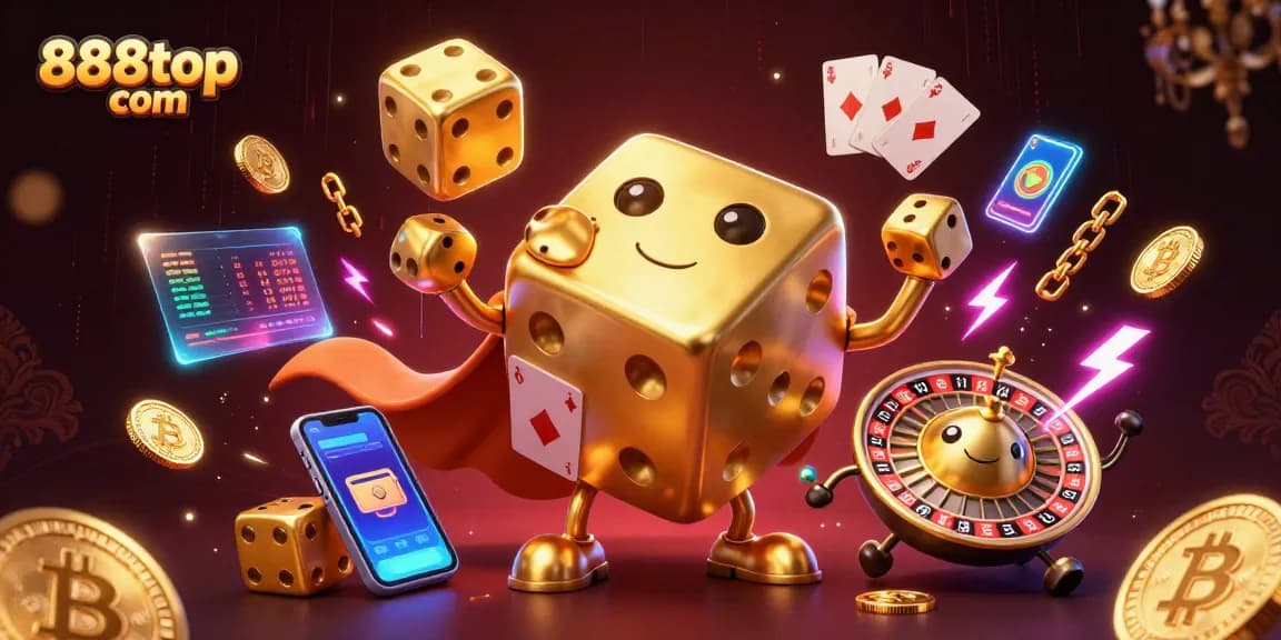 Experience thrilling games at 888top com with vibrant golden dice, virtual currencies, and dynamic casino elements.