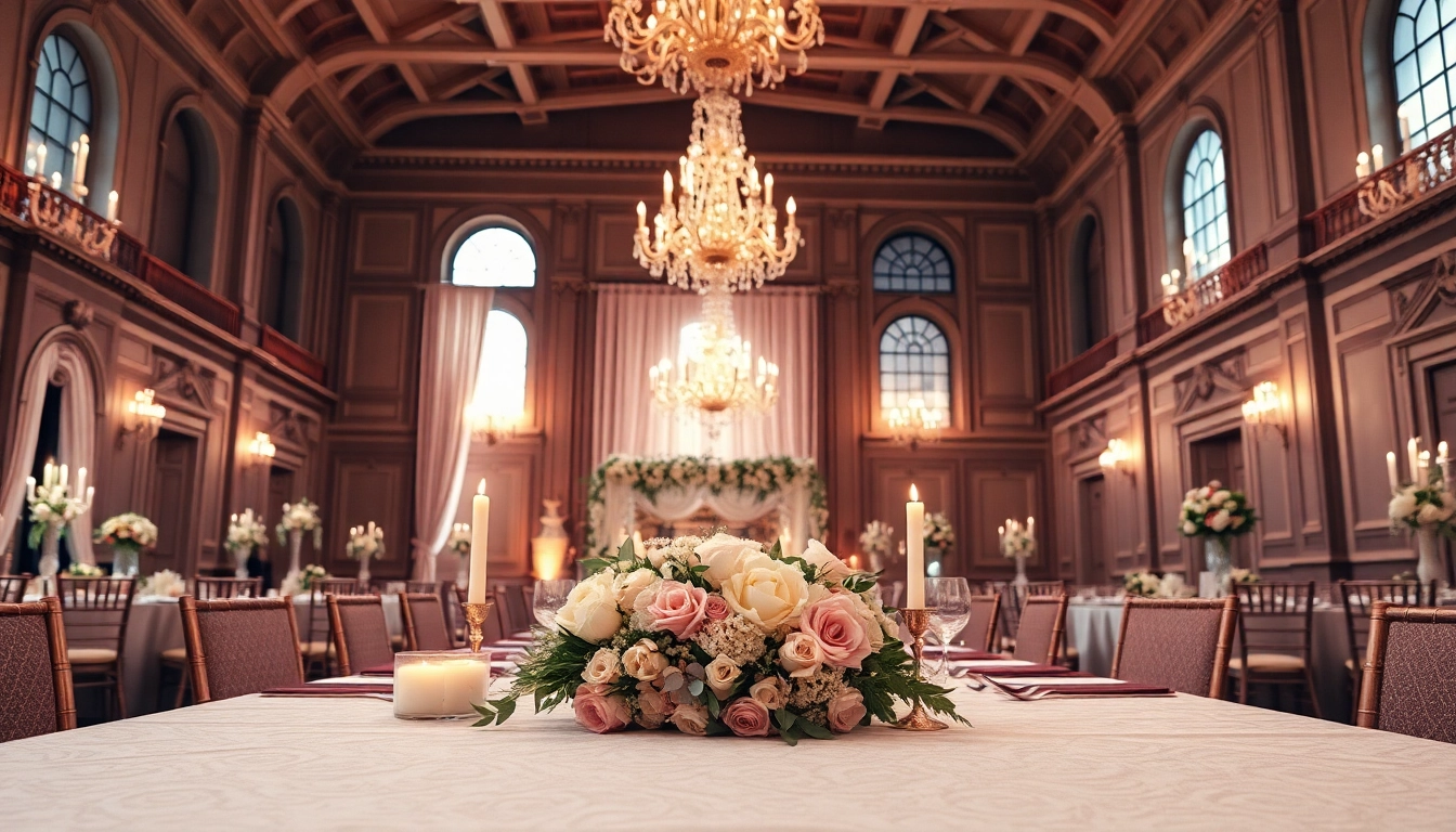 Experience a stunning Wedding Event Space Jacksonville with elegant decor and inviting ambiance.