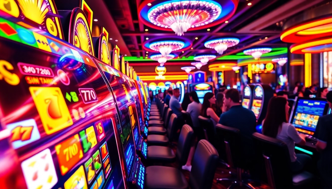Rasakan keseruan bermain slot777 di mesin slot modern yang berwarna-warni.