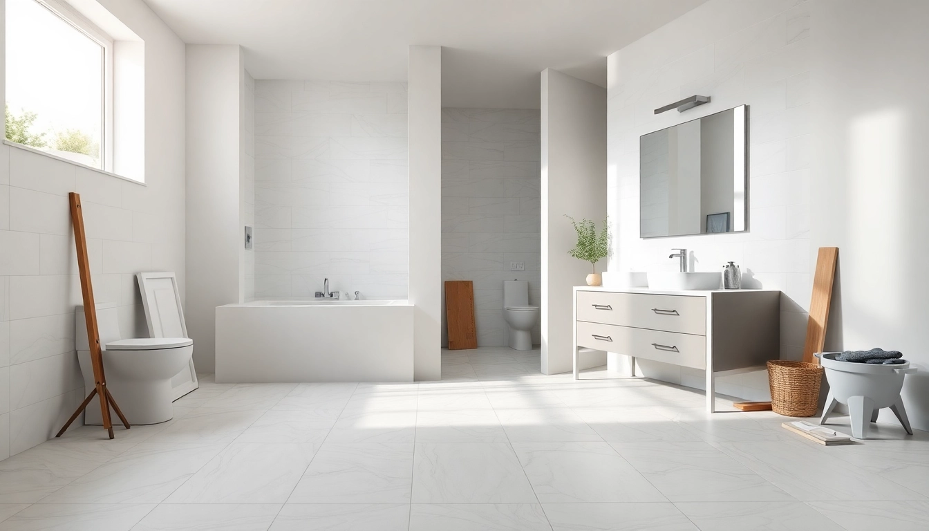 Transform your space with expert bathroom installation trafford showcasing modern design elements.