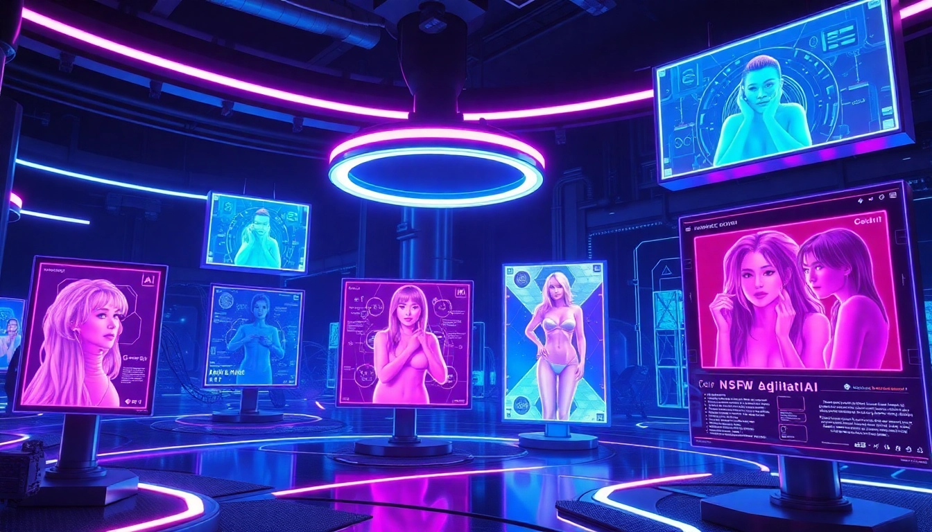Explore engaging NSFW AI interactions in a futuristic digital environment.