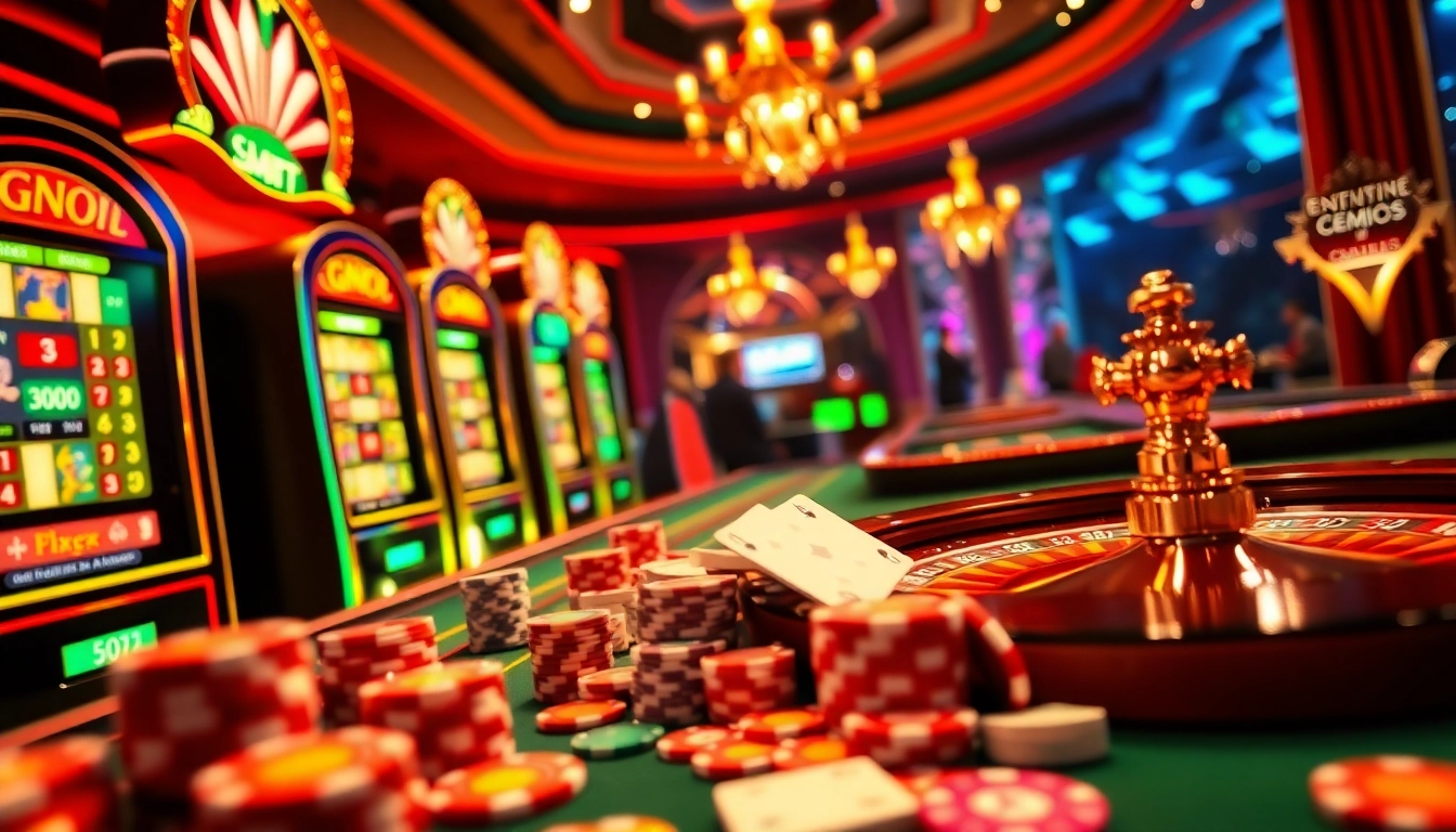 Vivez des jeux à enjeux élevés avec des visuels luxueux de l'excitation du casino en ligne.