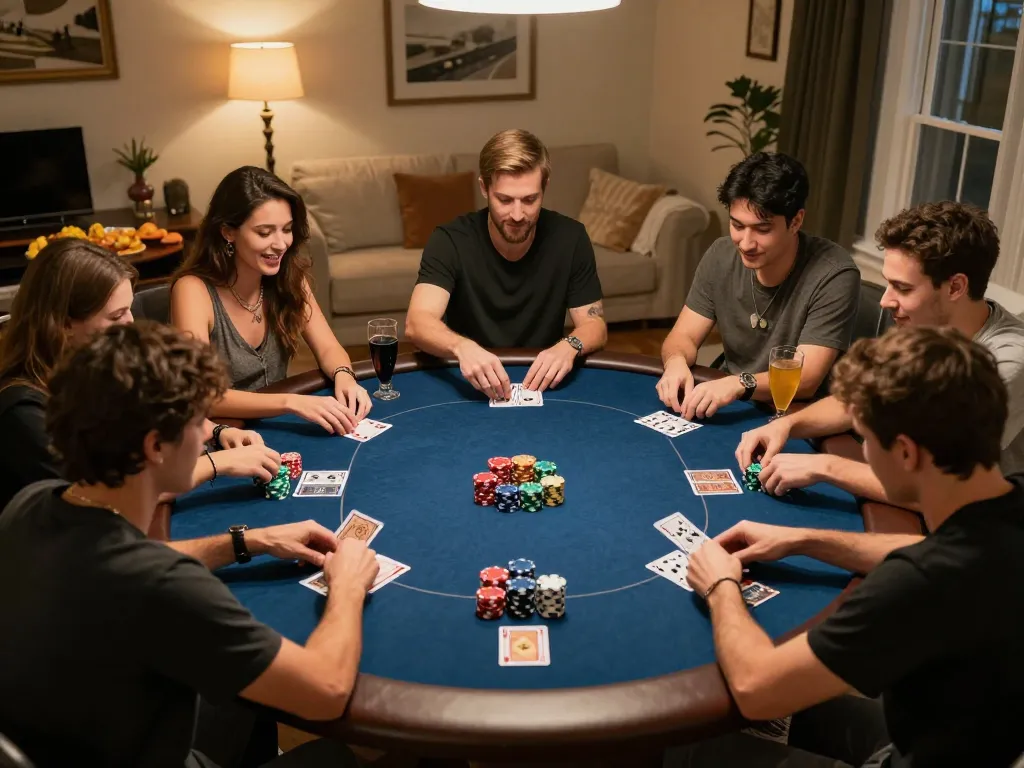 Engaging players in a poker game, where giường bệnh nhân helps to enhance comfort for a strategic home game night.
