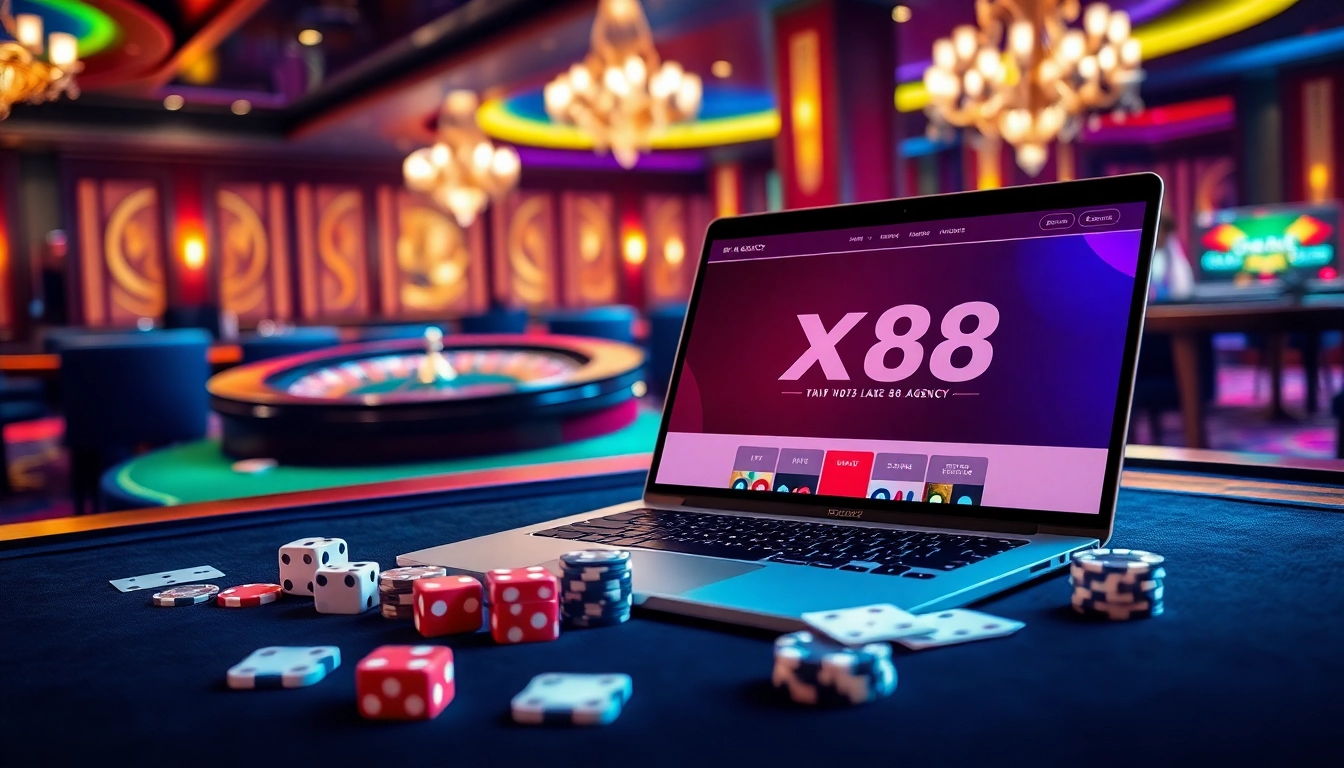 Experience the excitement of online betting at https://x88.agency/ with vibrant casino visuals and engaging gameplay.