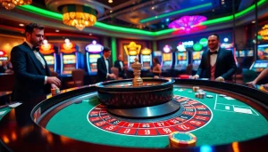 Experience the thrill of MM88 with vibrant casino games and roulette action.