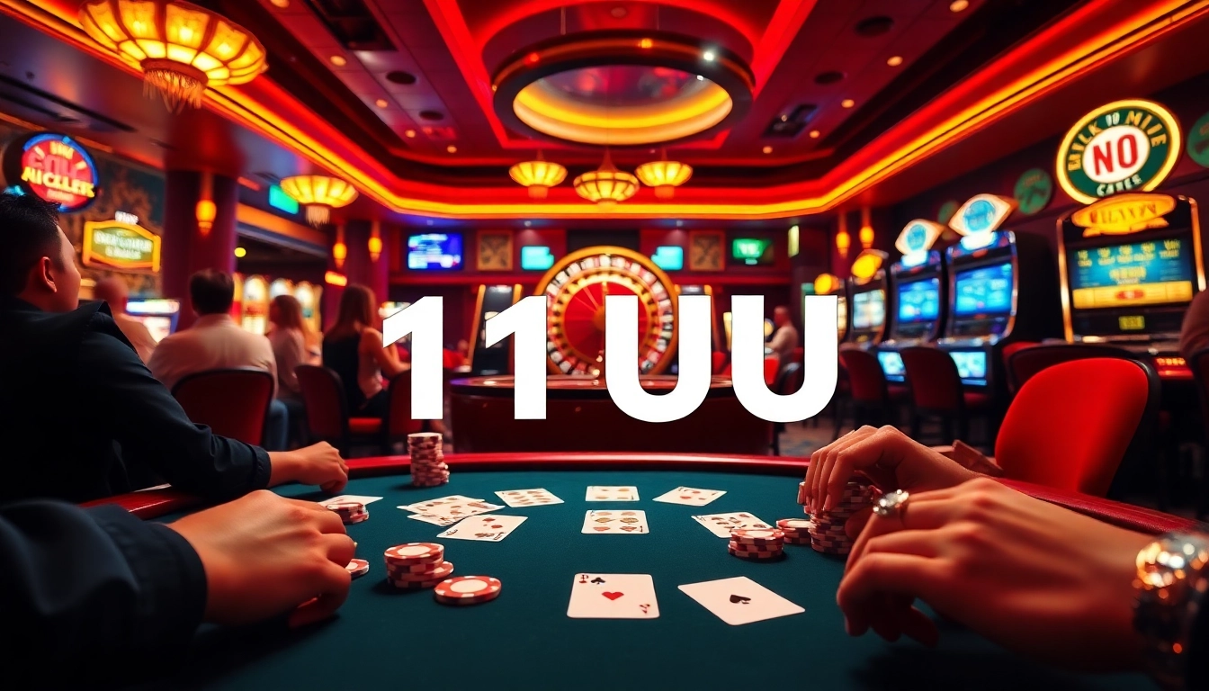 Experience the thrill of winning at 11UU with vibrant poker games and roulette excitement.