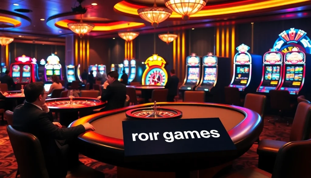 Engaging players enjoying a sophisticated casino scene with porn games ai displayed digitally.