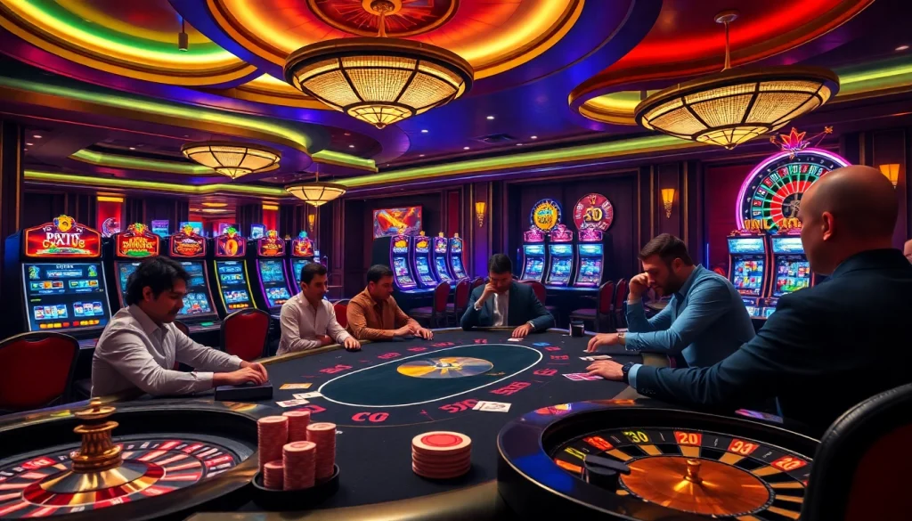 Engage in thrilling games at rikvip's luxurious online casino with vibrant visuals and high-stakes excitement.
