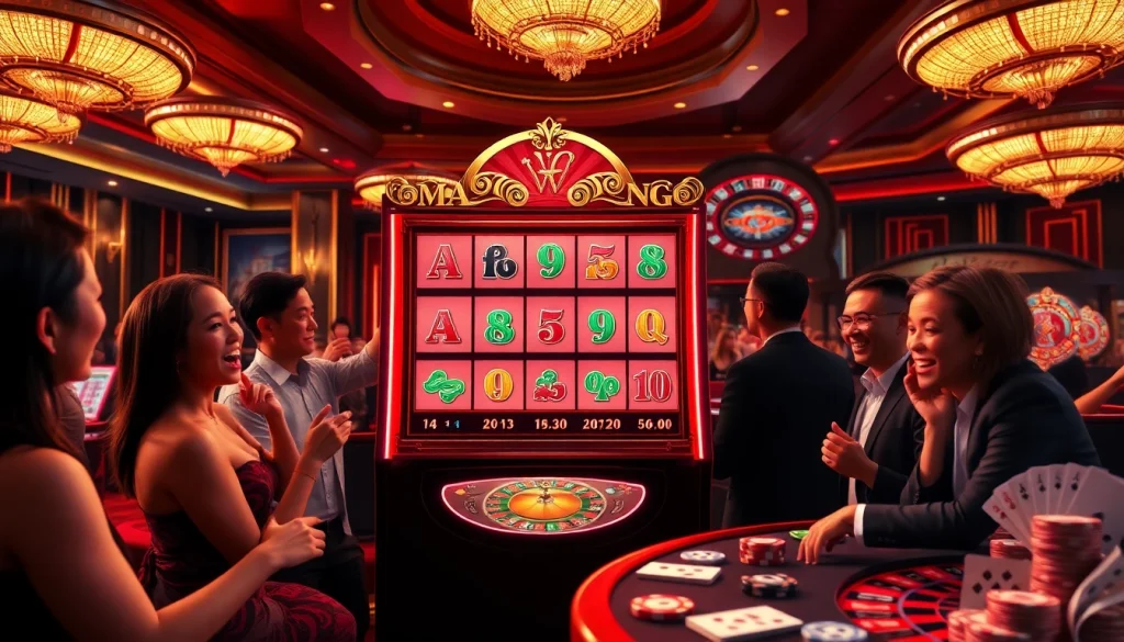 Rasakan pengalaman slot demo Mahjong yang mendebarkan dalam suasana kasino mewah.