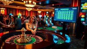 Experience thrilling bets with link alternatif sbobet at a luxury casino scene.