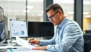 Assessing Pre and post award compliance documentation in a modern office environment.