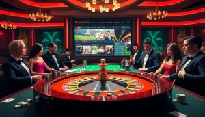Experience thrilling online gambling at https://vaoluoitv.it.com with high-stakes roulette in an elegant casino.