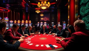 Engaging players at a poker table while exploring the official hidden wiki links for gambling.