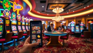 Experience the thrill of apk jaya gaming at luxurious casino tables and slot machines.