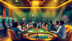 Experience top-notch online gaming with vibrant scenes showcasing excitement at https://vaoluoitv.it.com.