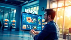 MM99 online betting platform interface on a digital device showcasing exciting game options.