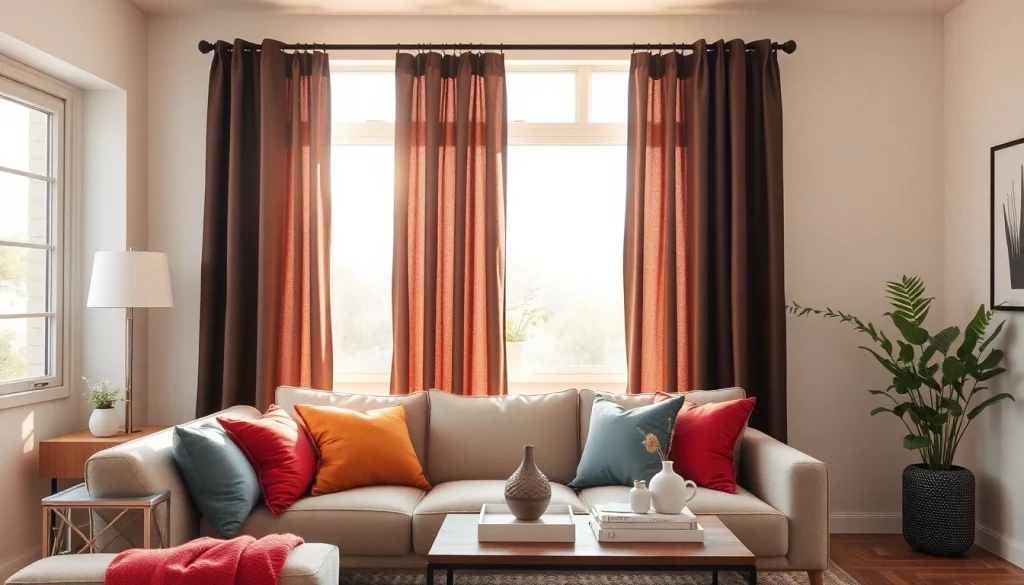 Bekijk verduisterende gordijnen die optimaal licht blokkeren in een sfeervolle woonkamer.