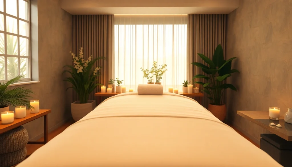 수원출장마사지 서비스의 편안한 분위기와 전문 마사지 요소를 갖춘 편안한 스파 환경.