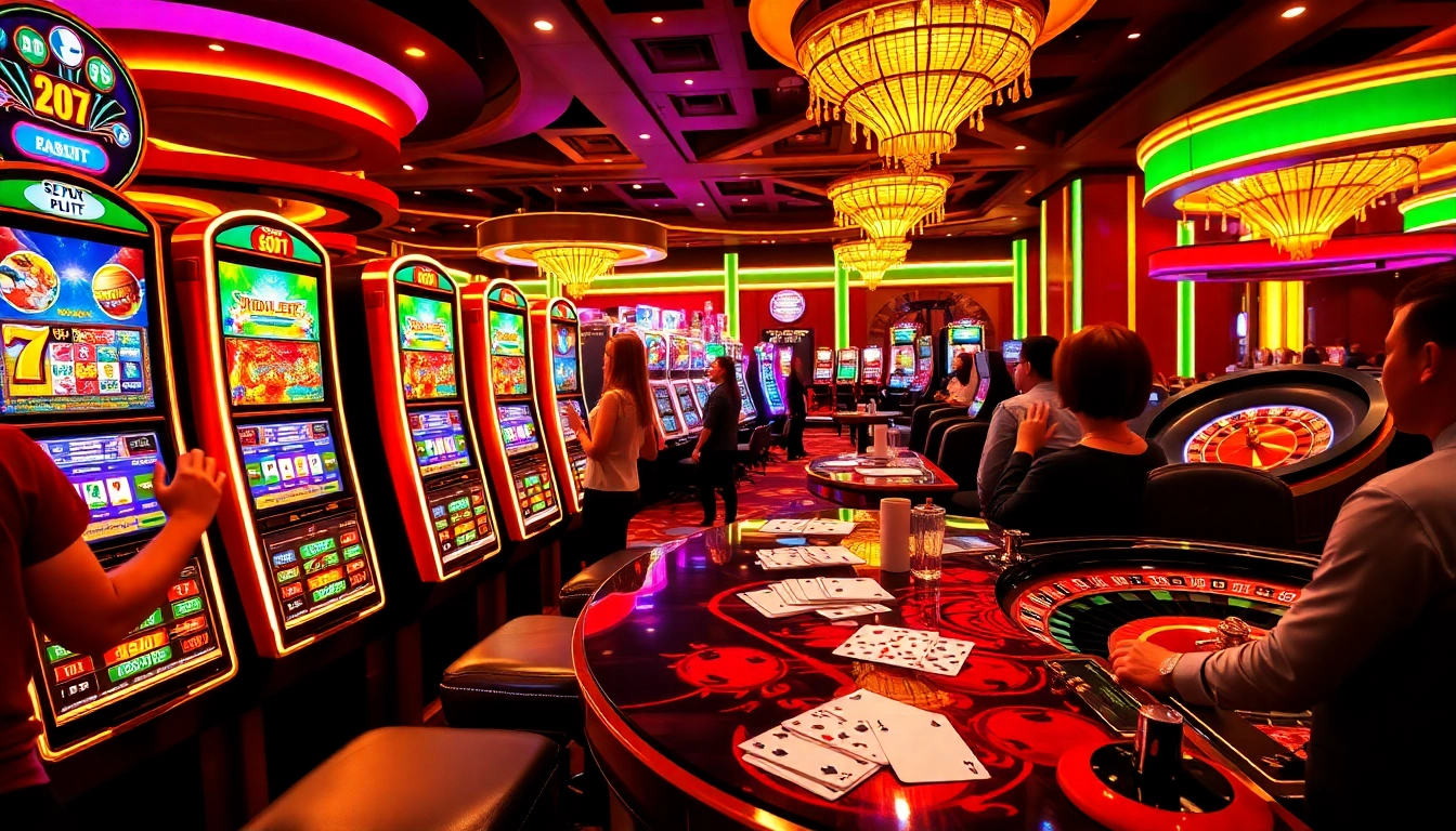 Rasakan kegembiraan di Slot Server Thailand No 1 dengan mesin yang berwarna-warni dan pemain yang antusias.