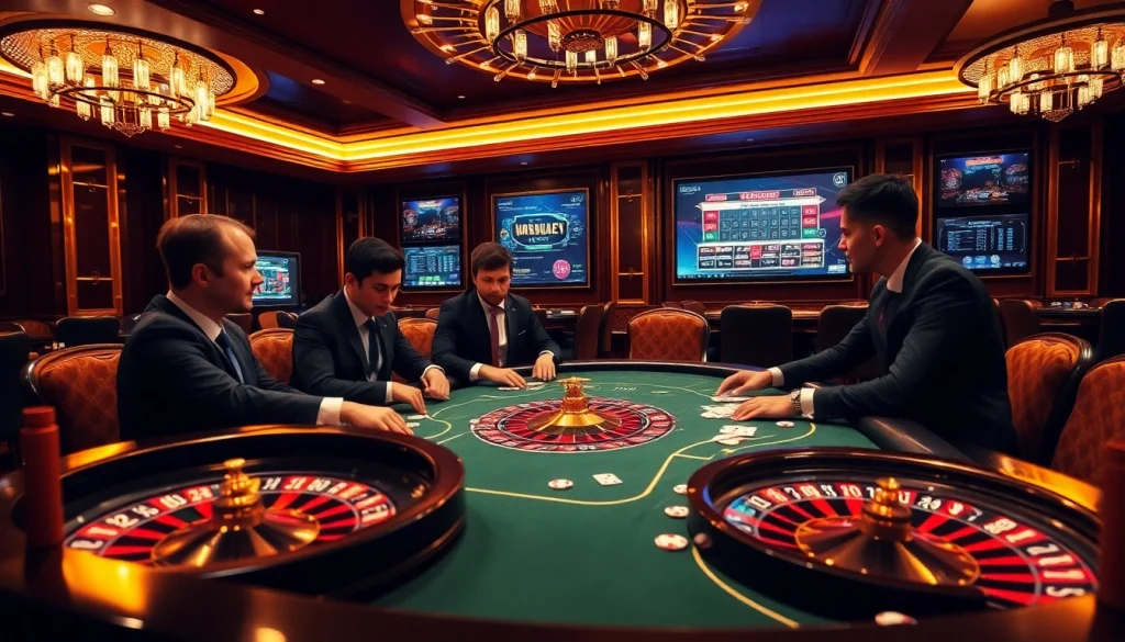 Engage in thrilling poker at https://f168.group/ while surrounded by extravagant casino ambiance.