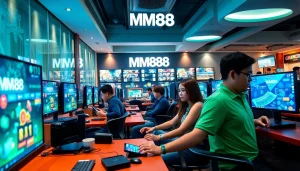 Engaged players experiencing MM88 online gaming in a friendly environment.