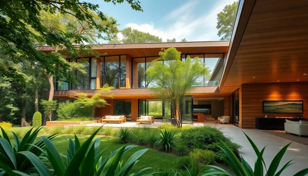 Showcasing custom residential architecture services in a beautifully designed modern home.