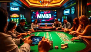 Engage with the thrill of MM88's casino games at https://mm88.us.com/ featuring vibrant tables and excited players.