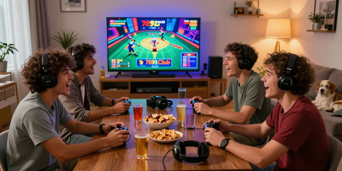 Exciting gaming moment with friends enjoying 789Club's vibrant multiplayer games in a cozy living room.