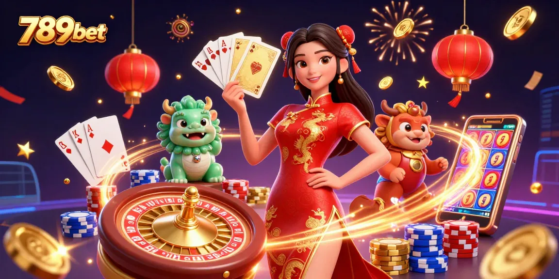 Experience thrilling gameplay with 789bet at a vibrant casino scene featuring engaging characters and rich visuals.